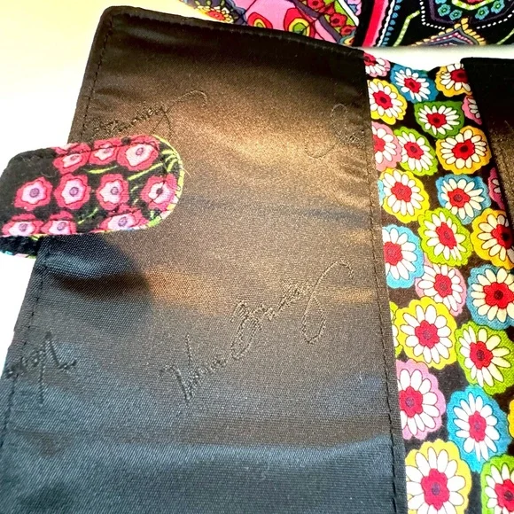 Quilted Vera Bradley Purse & Matching Wallet Floral Paisley Women's Handbag Set - Picture 11 of 16